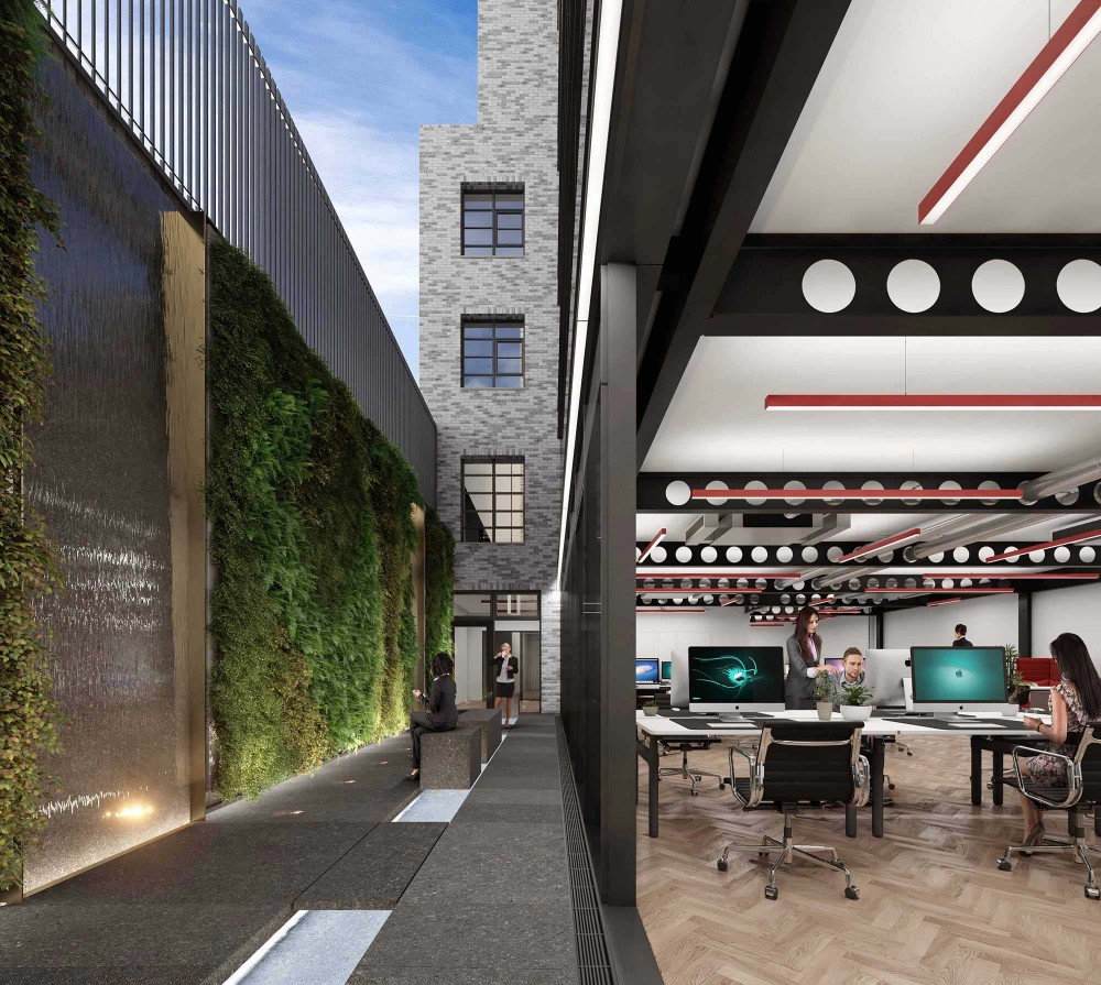 interior office cgi of stylus 112 old street in london